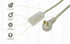 Woods 64598301 Decor Series 8-Foot Fabric Braided Indoor Extension Cord with Lighted Ends, 3 Polarized 2-Prong Outlets, Right Angle Plug, 125 Volts, Beige
