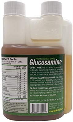 Synflex 1500 - Liquid Glucosamine Juice Formula - Helps Support Joint, Cartilage Health - Chondroitin Sulfate Drink Supplement for Men, Women - Mandarin Orange Flavor (32 DAY SUPPLY)