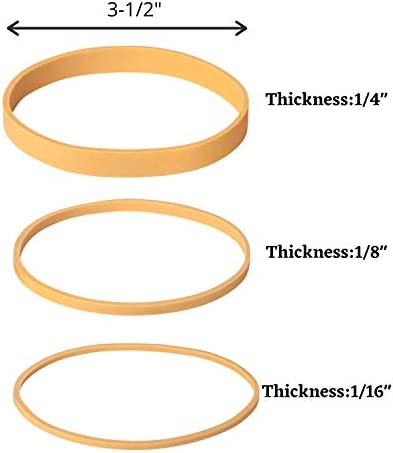 Mr. Pen- Rubber Bands Assorted Sizes, 300gr, Yellow, Rubber Bands, Rubber Bands Office Supplies, Elastic Bands, Assorted Rubber Bands, Rubber Bands Thick, File Rubber Bands, Rubber Bands Bulk