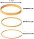 Mr. Pen- Rubber Bands Assorted Sizes, 300gr, Yellow, Rubber Bands, Rubber Bands Office Supplies, Elastic Bands, Assorted Rubber Bands, Rubber Bands Thick, File Rubber Bands, Rubber Bands Bulk