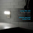 GE Ultrabrite LED Light Bar, 100 Lumens, Dusk-to-Dawn Sensor, Auto/On/Off Switch, Plug-in, Night Light, Ideal for Dark Spaces, Bedroom, Bathroom, Kitchen, Hallway, Garage, White, 12498, 1 Pack