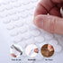 1000 Pieces Clear Sticky Putty Removable Round Putty 2 Sizes Double-Sided Stickers Round Adhesive Sticker for Decorations Wall Metal Glass Wood