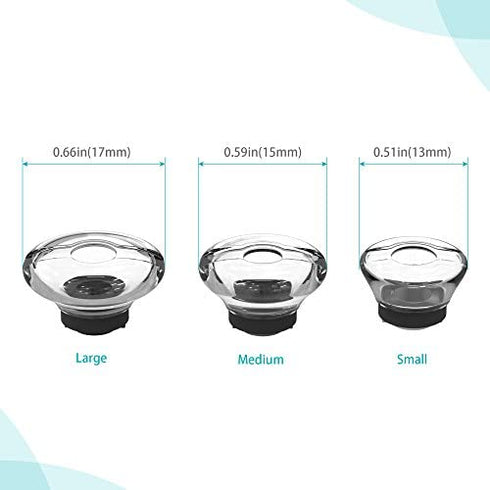 Wiki VALLEY 3X Earpieces for Plantronics Voyager Legend Eartip Kit,Plantronics Voyager 5200 5220 5210 Bluetooth Headset Foam Covers-Large Medium Small