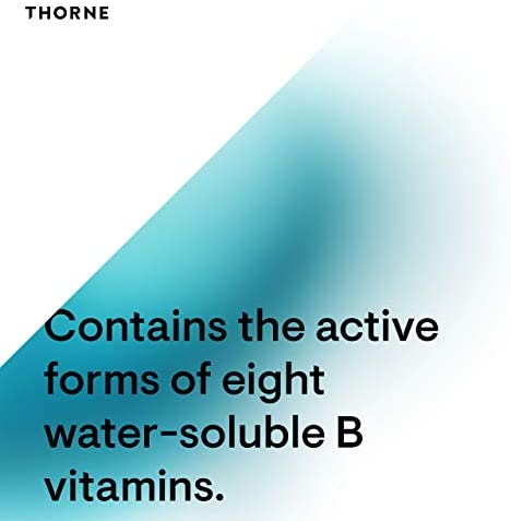 Thorne B-Complex #12 - Vitamin B Complex with Active B12 and Folate - 60 Capsules