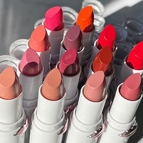 Lipstick By Wet n Wild Mega Last High-Shine Lipstick Lip Color Makeup, Red Jam With Me