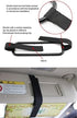 Tianmei Auto Accessories Car Sun Visor Tissue Box Holder Paper Towel Napkin Box Cover Seat Back Bracket Portable Car Mount Organizer (Black)