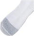 Fruit of the Loom Men's Work Gear Crew Socks with Arch Support | Breathable & Lightweight | 2 Pack Socks,White, Shoe Size 6-12/Sock Size 10-13