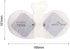 Easy@Home Tens Unit Wireless Electrode Pads Self Stick Carbon Pads, 4 Pack 6.5" x 3" Reusable - Non Irritating Design Pulse Massagers Replacement, 2 Pads per Pack, ETP015