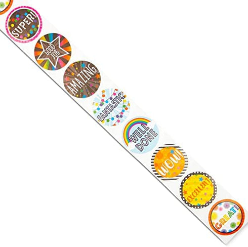 1000 Pieces Motivational Classroom Stickers for Kids, Student Rewards, Teachers Supplies (1.5 Inches)