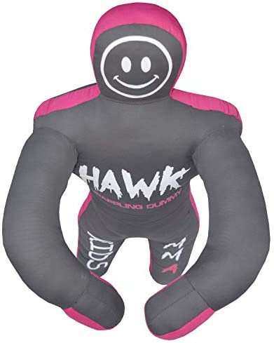 Hawk Sports Kids Grappling Dummy for Kids BJJ Wrestling Dummy Punching Bag MMA Brazilian Jiu Jitsu Children Judo Youth Throwing Boxing Dummy Dummies UNFILLED