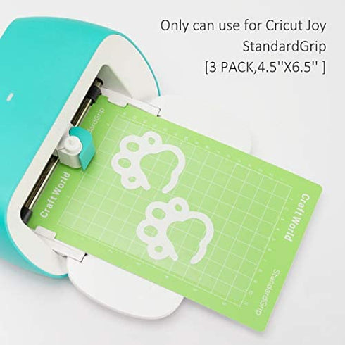 Craft World Cutting Mat for Cricut Joy(3 Mats ,4.5x6.5 Inch)Standardgrip Adhesive Sticky Quilting Joy Mats Replacement Accessories for Cricut Joy