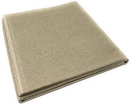 Premium Professional Bakers Couche (Canvas) 35"x26" - Natural Flax Linen Heavy Duty Proofing Cloth by Bread Story for baking French Baguette loaves, Artisan loaf