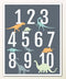 Dinosaur Number Wall Art Print 11x14, Nursery Decor, Counting Poster, Kid's Room Decor, Gender Neutral Nursery Decor, Baby Room Decor, Playroom Decor, Children Wall Art, Dinosaur Nursery