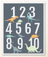Dinosaur Number Wall Art Print 11x14, Nursery Decor, Counting Poster, Kid's Room Decor, Gender Neutral Nursery Decor, Baby Room Decor, Playroom Decor, Children Wall Art, Dinosaur Nursery