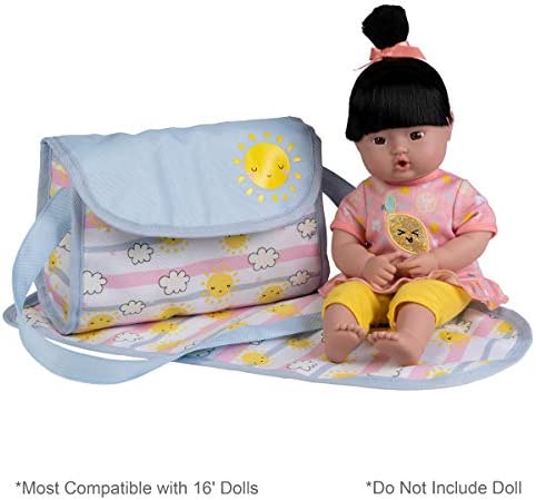 Adora Sunny Days Baby Doll Accessories Interactive, Color Changing & Water Activated Baby Doll Diaper Bag Multi color,13 inch