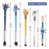 Interstellar Baby Makeup Brushes Set - 5Pcs Creative Stitch Theme Cosmetic Brushes Set, Premium Synthetic Foundation Eyeshades Brush Set Best Gift for Young Girl Women