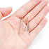 50pcs Fabric Panel Wall Wire Hooks, SUMERSHA Stainless Steel Cubicle Hooks Wall Clips Picture Hangers for Home, Office Decor, Silver