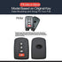 2pcs Compatible with Toyota Smart 4 Bts Black Silicone FOB Key Case Cover Protector Keyless Remote Holder for 2019 2018 2017 2016 2015 2014 2013 2012 2011 Toyota Avalon Camry Corolla Highlander RAV4