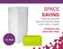 Arrow Home Products 1.5 Pint Freezer Food Storage Containers with Lids, 8 Pack - USA Made Reusable Freezer Containers for Food Storage - Prep, Store, Freeze -BPA Free, Dishwasher Safe, 3 Cups, 8 Pack
