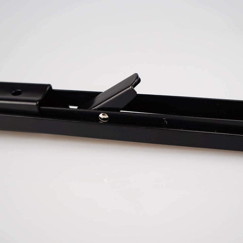 16 INCH Folding Shelf Brackets - Heavy Duty Metal Collapsible Shelf Bracket for Bench Table, Shelf Hinge Wall Mounted Space Saving DIY Bracket, Max Load: 280 lb - Black (2 PCS)