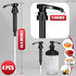 Black Pump Coffee Syrup Pumps - 4 Pcs Coffee Creamer Pump Dispenser Milk Pump for Gallon Black Cherry Juice Bottle Pumps Soda Can Pump - Ketchup Can Pump Half Gallon Pump Squirt Bottle Pump Reluen