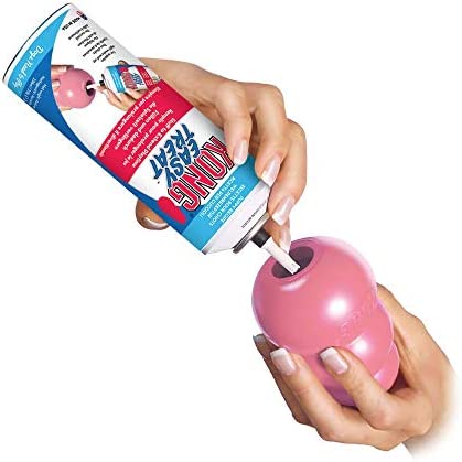 KONG - Puppy Toy Natural Teething Rubber - Fun to Chew, Chase and Fetch (Color May Vary) - for Extra Small Puppies