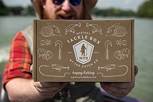 Catch Co Mystery Tackle Box Inshore Saltwater Fishing Kit | Redfish | Striped Bass| Snook | Speckled Trout | Flounder