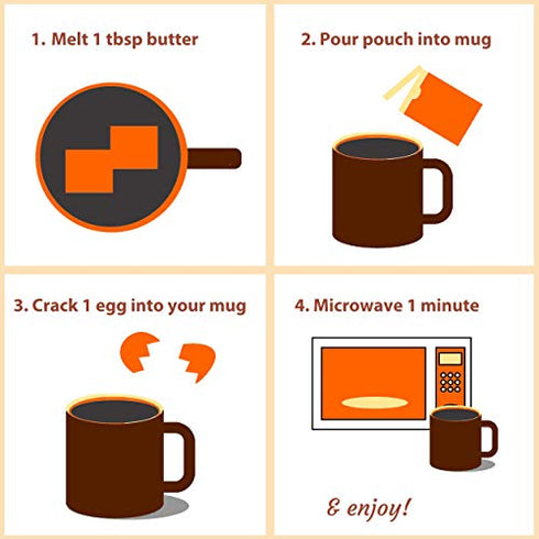 SWEET LOGIC Keto Dessert Mug Cake Mixes - Refined Sugar Free Gluten Free Keto Snack - 4 Keto Mug Cake Mixes - Pumpkin Spice - Diabetic Friendly Keto Sweets and Treats