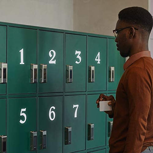 Zonon 60 Pieces Reflective Mailbox Numbers Stickers Vinyl Self Adhesive Numbers Stickers Decals Waterproof Address Numbers 0-9 Stickers for Window Signs Doors Cars House, 2 Inches