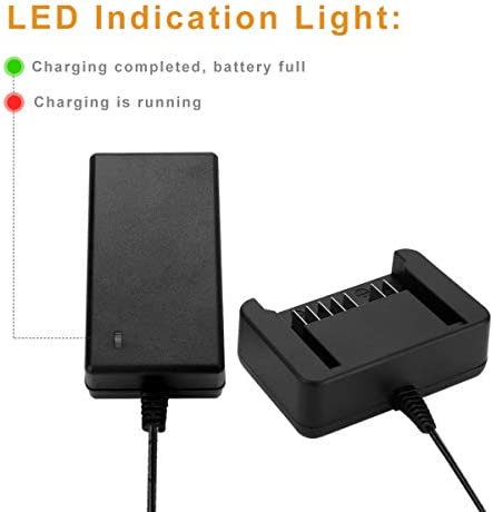 Shentec 18V Li-ion Battery Charger Compatible with Hitachi 18V 339782 BSL1830C BSL1815X BSL1815S BSL1830 330139 330557 Li-ion Slide Style Battery