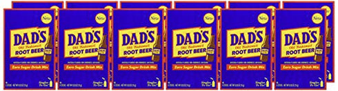 Dad's Old Fashioned Root Beer Singles To Go Sugar Free Powder Drink Mix 6 Sticks Per Box, 12 Boxes (72 Total Sticks)