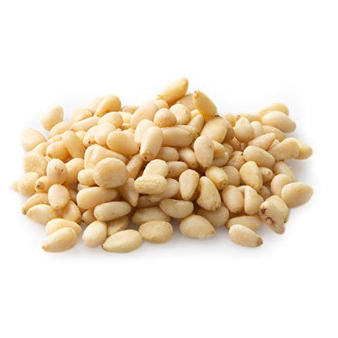 Oh! Nuts Pine Nuts (Pignolias) | 0.5 lb (8oz) Bag of Bulk Fresh Raw Pine Nuts for Baking, Snacking, Salads & Pesto | Keto-Friendly, Vegan, Sugar-Free & Kosher Healthy Nuts | Pignoli Packed with Protein