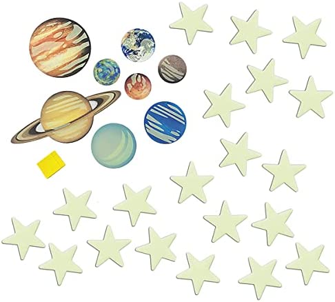 4M Glow Planets & Nova Stars - Astronomy Space Stem Toys Gift Room Décor, For Boys & Girls Ages 3+