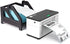 MUNBYN Label Holder for Rolls and Fan-Fold Labels, Shipping Label Roll Holder for Desktop Label Printer Shipping Supplies