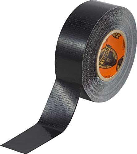 Gorilla Tape, Mini Duct Tape To-Go, 1" x 10 yd Travel Size, Black, (Pack of 1)