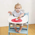 ezpz Tiny Bowl - 100% Silicone Suction Bowl with Built-in Placemat for First Foods + Baby Led Weaning - Fits on All Highchair Trays - 4 Months+ (Coral)