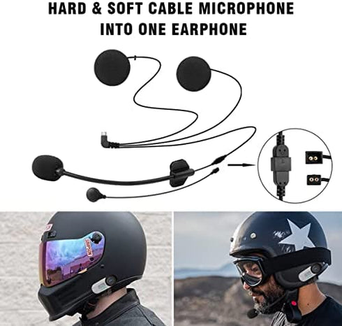 FreedConn Motorcycle Helmet Bluetooth Intercom Kit, TCOM-SC Motorbike Helmet Intercom Interphone Headset, for 2 or 3 Riders, LCD Screen/FM Radio/Mobile phone/MP3/GPS Connective/Range 800m(1 Pack)