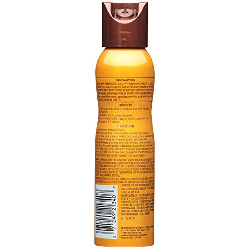 L'Oreal Paris Skincare Sublime Bronze Self Tanning Mist, Deep to Natural Spray tan, 4.6 oz.