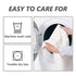 TILLYOU White Pleated Crib Bed Skirt for Baby Boys Girls, 100% Natural Soft Dust Ruffle, Standard Nursery Bedding Toddler Bedskirt Solid, 14" Drop