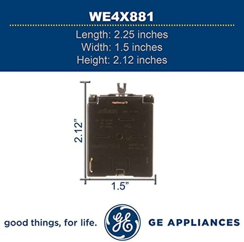 GE WE4X881 Genuine OEM Rotary Start Switch for GE Dryers