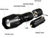 IR illuminator Flashlight, UltraFire 850nm Focus Adjustable IR Led Flashlight Infrared Light Torch for Night Vision, Coyote Hog Predator Hunting