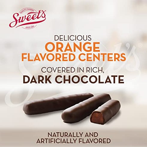 Sweets Dark Chocolate Orange Sticks, 10.5oz Box