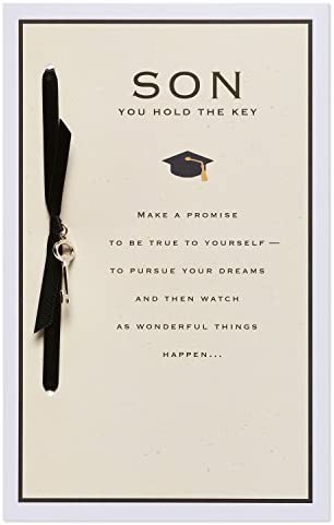 American Greetings Graduation Card for Son (You Hold The Key)
