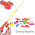 CozyBomB Kids Fishing Bath Toys Game - 17Pcs Magnetic Floating Toy Magnet Pole Rod Net, Plastic Floating Fish - Toddler Education Teaching and Learning Colors (New)