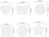 Pllieay 60 Pieces Mesh Plastic Canvas Kit Including 6 Shapes 3 Inch Clear Plastic Canvas, 12 Colors Acrylic Yarn and Tools for Embroidery Plastic Canvas Craft, Knit and Crochet Projects
