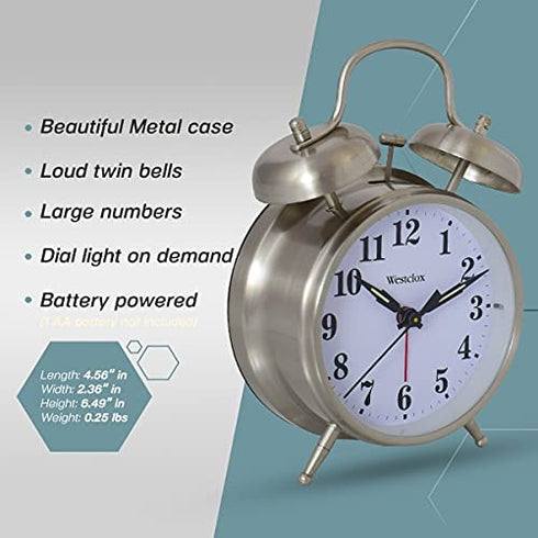 Big Ben 4 1/2" Twin Bell Alarm clock
