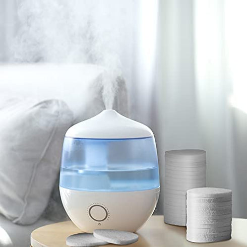 Maitys Essential Oil Refill Pad Replacement Refill Pads for Aromatherapy Essential Oil Diffuser Compatible with Humidifier, Air Purifier, Essential Oil Diffuser Replacement Microfiber Pad (50), White