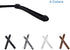 Kalevel 6 Pairs Eyeglass Ear Cushions Temple Tips Silicone Eyeglass Pads Anti Slip Glasses Ear Hook Comfort Sport Ear Grips for Reading Glasses, Sunglasses (Black)