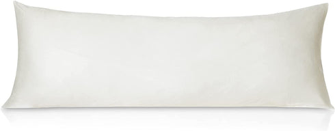 100% Cotton Body Pillow Cover, 800 Thread Count 21x54 Soft Breathable Long Body Pillow Pillowcase, Off-White