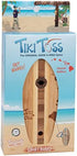 Tiki Toss Hook and Ring Toss Game for Adults & Kids - Surfboard Edition - Short Board with String and Hooks to Play Indoor and Outdoor Games